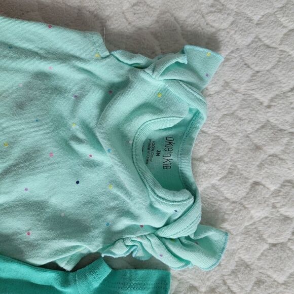 Baby girl 6 piece bundle summer 3 months onsies shorts romper bunny - Picture 4 of 10